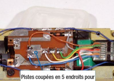 11 - Utilisation du circuit imprimé comme bornier relais.