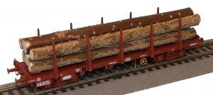 Wagon de transport de bois