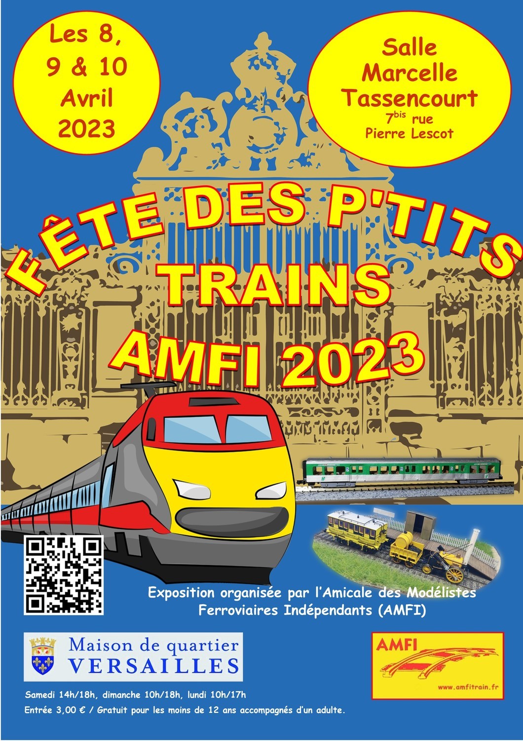 Affiche Fete des Ptits Trains 2023